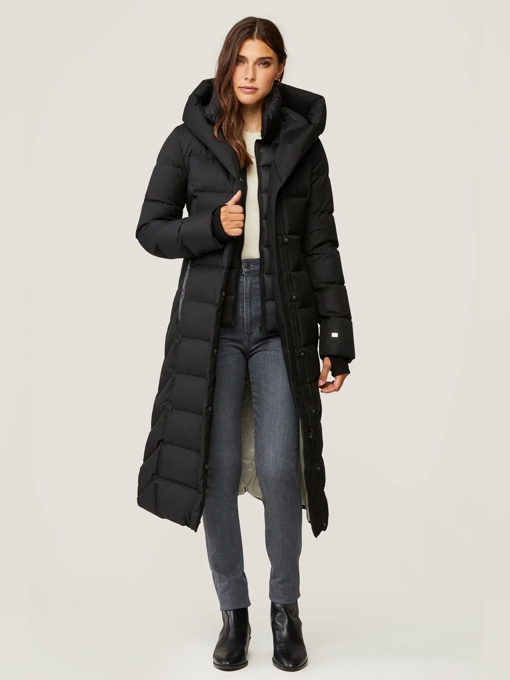 Soia & Kyo Talyse-N Long Down Winter Coat Size XXS